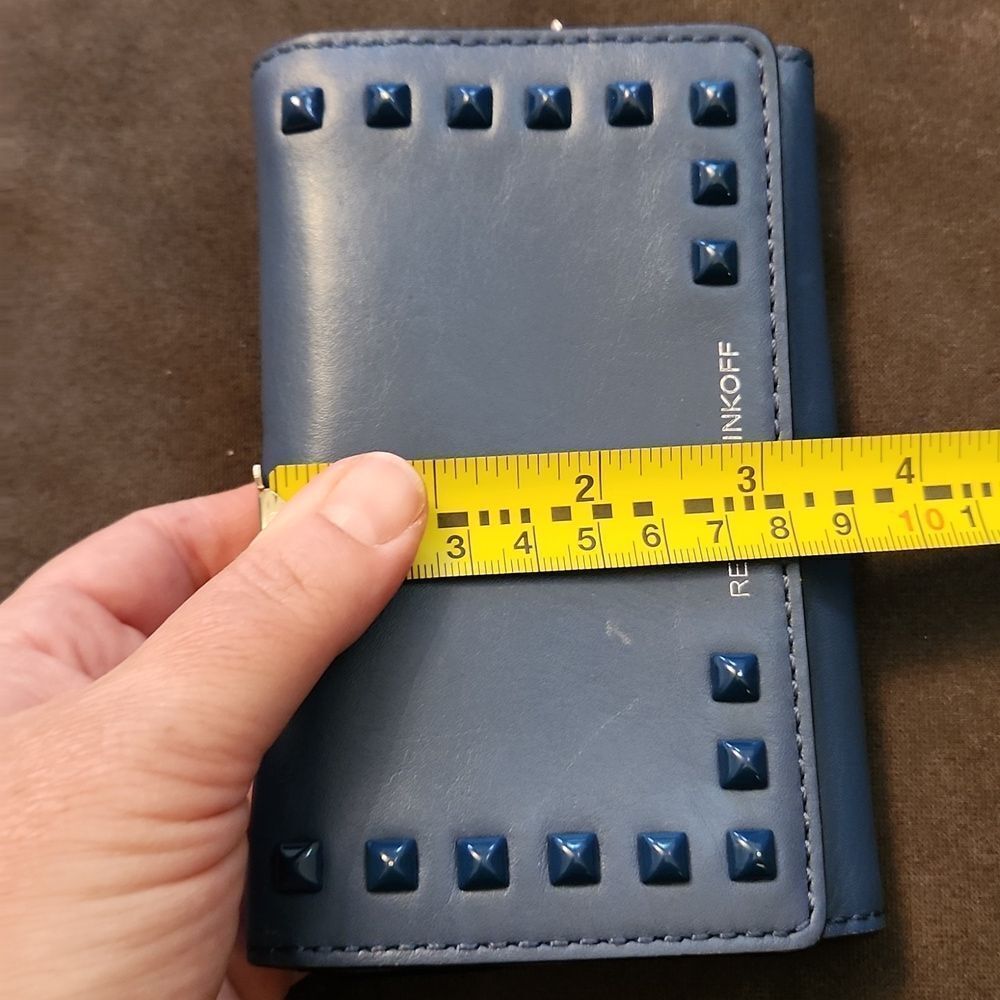 Rebecca Minkoff Navy Studded Wallet - Picture 12 of 12